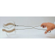 Pinza para vaso inox fibra 450mm