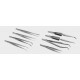 Pinzas disección recta inox 140mm