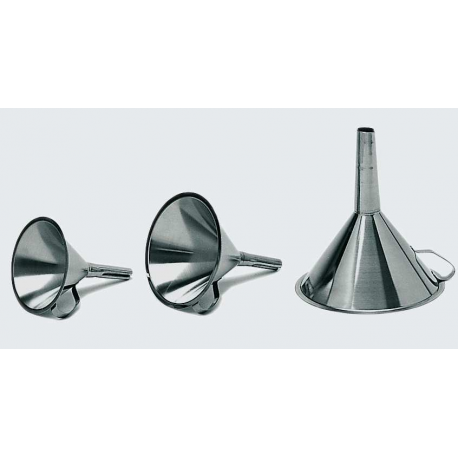 Embudo con asa acero inox de 120mm
