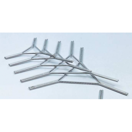 Triangulo inox 80mm