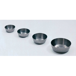 Capsula fondo plano inox 70x25mm