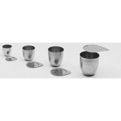 Crisol inox 30x32x2mm