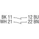 Interruptor de límite 2NC 250mA 100V BNS 33-02Z-2187 1,0M