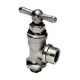 Válvula de aguja Grifo de punzón en codo M/H roscado BSP cilíndrico 4mm G1/4"