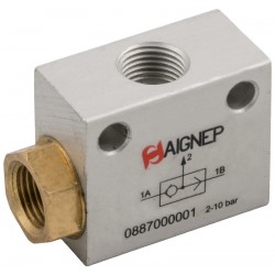 VALVULA SELECTOR CIRCUITOS FUNCION "O" 1/8