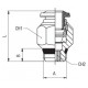 RACOR RECTO MACHO CONICO(SHORT) 12 1/2