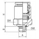 RECTO CILINDRICO MACHO 4 M3