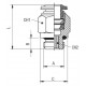 RECTO CILINDRICO MACHO CON TORICA 3 M5