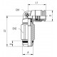 PROLONG.CODO GIRAT.CONICO MACHO 5 1/8