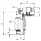 PROLONG.CODO GIRAT.CILINDRICO MACHO 5 1/8