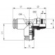 TE LATERAL GIRAT.CONICA MACHO 10 3/8
