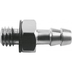 Racord roscado con boquilla para tubo flexible (PAN, PUN, PP, PU, PR) con junta Ref. CN-M3-PK-3