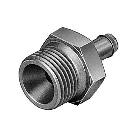 Racord roscado con boquilla para tubo flexible (PAN, PUN, PP, PU, PR) con junta Ref. CN-M5-PK-3