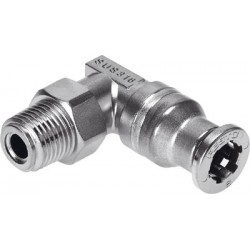 Racord rápido roscado orientable Acodado en L orientable Ref. FESTO CRQSL-1/8-6