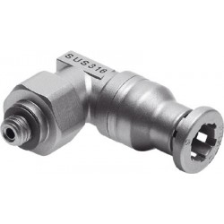 Racord rápido roscado orientable Acodado en L orientable Ref. FESTO CRQSL-M5-6