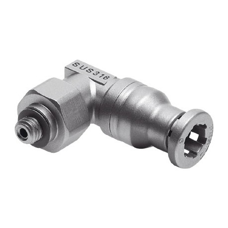 Racord rápido roscado orientable Acodado en L orientable Ref. FESTO CRQSL-M5-6