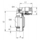 PROLONG.CODO GIRAT.CILINDRICO MACHO  4 1/8