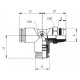 RACOR A T ORIENTABLE MACHO LATERAL (SHORT) 6