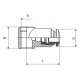 ANILLO ORIENTABLE SIMPLE 1/4 M6