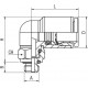 CODO GIRATORIO CILINDRICO MACHO 2 M3