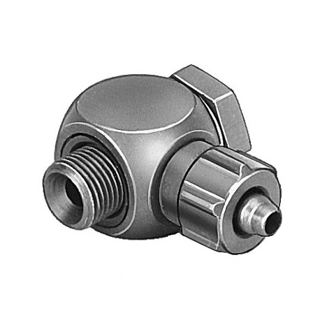 Unión rápida acodada giratorio, con dos anillos de junta Ref. LCK-M5-PK-4