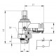 Regulador de Flujo Unidireccional Manual Orientable para Ciclindro Ø4 1/8"