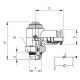 Regulador de Flujo Unidireccional a Destornillador Orientable para Válvula Ø8 1/4"