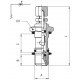 TORNILLO REGULADOR BIDIRECCIONAL 1/8