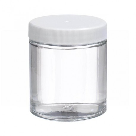 Tarro de cristal Frasco recto con tapa polipropileno 120ml 1x24ud