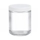 Tarro de cristal Frasco recto con tapa polipropileno 240ml caja de 12ud