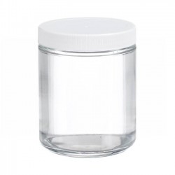Tarro de cristal Frasco recto con tapa polipropileno 240ml caja de 12ud