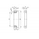 Sensor de seguridad magnético BPS 36-1 (Actuador,iman)