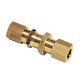 Racord Unión Doble Igual Pasatabiques Universal Latón Ø4mm Ref. Legris 0116 04 00