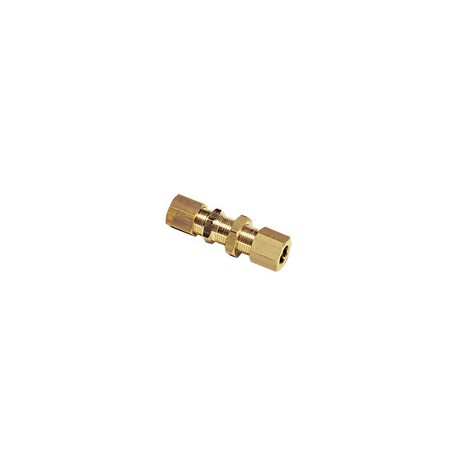 Racord Unión Doble Igual Pasatabiques Universal Latón Ø5mm Ref. Legris 0116 05 00