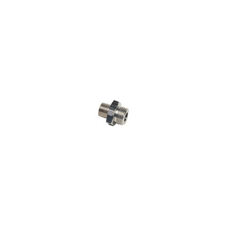 RACOR UNION DOBLE MACHO CON/CILINDRICO R1/4 G1/4