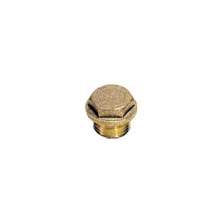 TAPON HEXAGONAL CON COLL.MACHO CIL/MET. G1