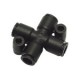 RACOR CRUZ DESIGUAL D8MM 6MM