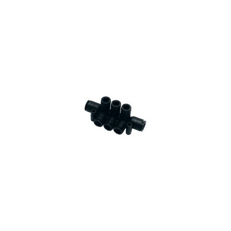 RACOR MULTI-CODO DESIGUAL CON ORIFICIO D8 4