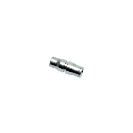 Racord Intermedio Unión Doble Igual Latón niquelado Ø12mm Ref. Legris 3606 12 00