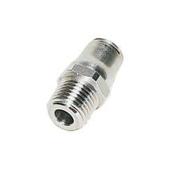 Racord recto Macho BSP Cónica Acero INOX Ø4 1/8 Ref. LEGRIS 3805 04 10
