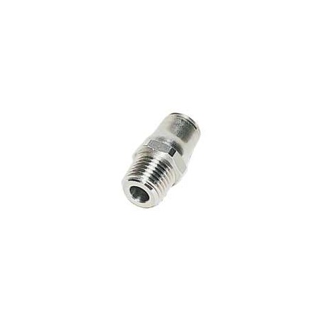 Racord recto Macho BSP Cónica Acero INOX Ø4 1/8 Ref. LEGRIS 3805 04 10