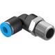 Racord rápido roscado orientable Acodado en L orientable Ref. FESTO QSL-1/4-6
