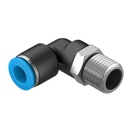 Racord rápido roscado orientable Acodado en L orientable Ref. FESTO QSL-1/4-8