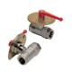 ROSCA DOBLE RECTA H.CON PURGA G1/8
