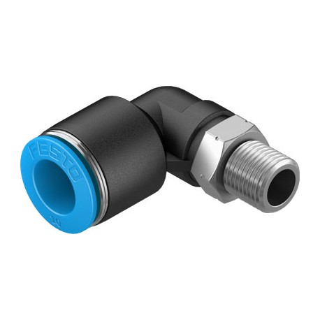 Racord rápido roscado orientable Acodado en L orientable Ref. FESTO QSL-1/8-10