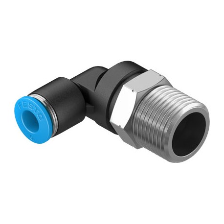 Racord rápido roscado orientable Acodado en L orientable Ref. FESTO QSL-3/8-6
