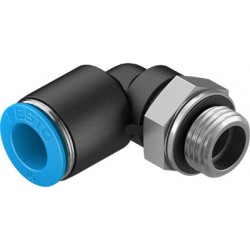 Racord rápido roscado orientable Acodado en L orientable Ref. FESTO QSL-G1/4-10