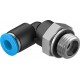 Racord rápido roscado orientable Acodado en L orientable Ref. FESTO QSL-G1/4-6