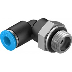 Racord rápido roscado orientable Acodado en L orientable Ref. FESTO QSL-G1/4-6
