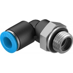 Racord rápido roscado orientable Acodado en L orientable Ref. FESTO QSL-G1/4-8